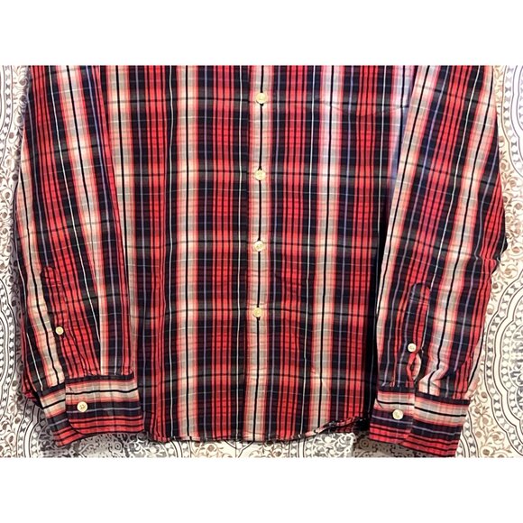 J. Crew Mens Plaid Long Sleeve Button-Down Shirt Size L - Picture 6 of 11